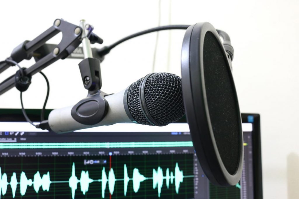 Microphone, Podcast, Pop Filter, Music, Sound Studio